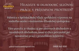 Sezónna práca v pálenici