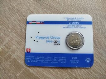 2€ minca karta Slovensko 2011 Vyšehrad coincard