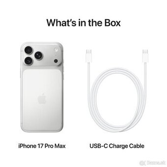 Nerozbalený iPhone 17 pro max 256gb