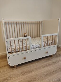 Detská postieľka IKEA Myllra + Matrace: SKÖNAST a PLUTTIG