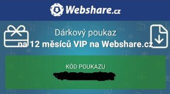 Webshare VIP 1 ROK poukaz 23 € | 3 ROKY 60 € |