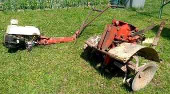 Malotraktor Agrostroj Novy Jicin s príslušenstvom