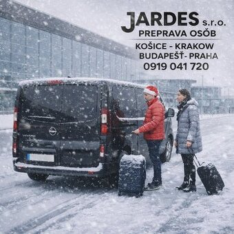 🚘 Letiskový  transfer| JARDES s.r.o.  Doprajte si komfor