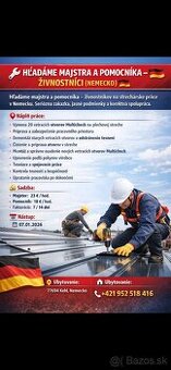 HĽADÁME ŽIVNOSTNÍKOV NA STRECHÁRSKE PRÁCE