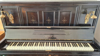 Starožitné pianíno (klavír) značky PETROF rok výroby 1929