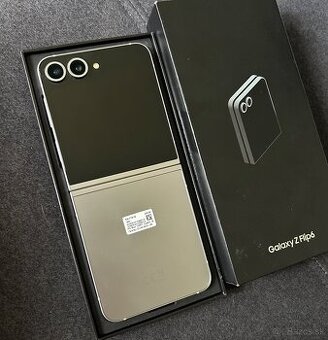 Samsung Galaxy Z Flip 6 256GB Silver shadow - ako nový