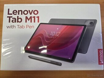 Lenovo Tab M11 tablet s perom, nový, nerozbalený 8+128gb