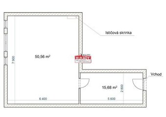 (66 m²) SKLADOVACÍ PRIESTOR V CENTRE MESTA