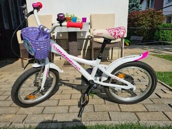 Detský bicykel veľkosť 16 hliníkový rám