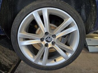 Hliníkové disky 5x100 + letné pneu 215/40r17