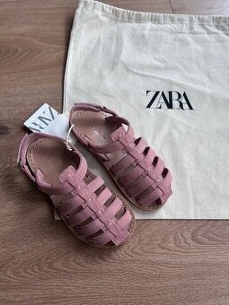 Kožené letné sandálky ZARA veľ. 26