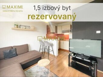REZERVOVANÉ 1,5-izbový byt, 4. posch., rekonštrukcia, 31,2 m