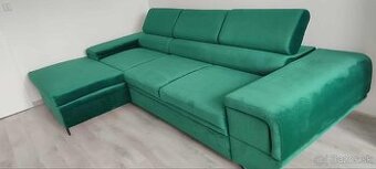 Moderna rohova sedacia suprava v magic velvet ako nova