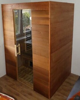 infra sauna pre 3 osoby do interieru vyrobena na zakazku