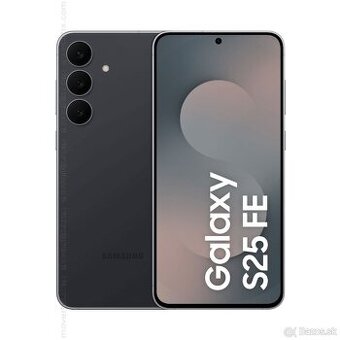 SAMSUNG GALAXY S25 FE,8/256GB, JET BLACK, TOP STAV