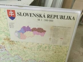 Predám mapu nástenku Slovenska