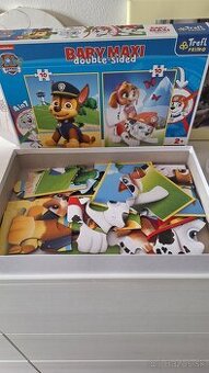 1. Puzzle velke dieliky pre prvé skladanie paw patrol