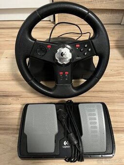 Logitech formula vibration feedback volant s pedálmi