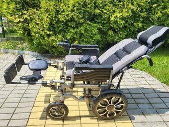 elektrický invalidný vozík XL 53cm do170kg novy 10km/h