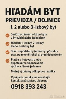 PRIEVIDZA / BOJNICE