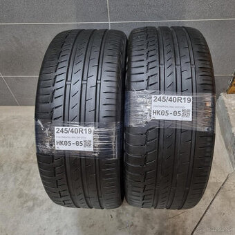 Letné pneumatiky 245/40 R19 CONTINENTAL RSC DOT2723