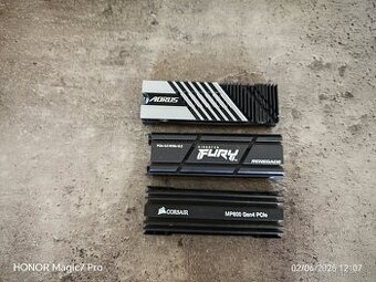 Pasívne chladiče na M2 SSD