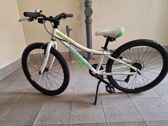 Predám detský bicykel 24kola Kellys Kittner biely