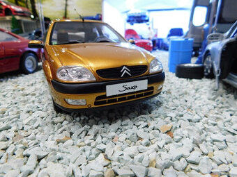 model auta Citroen Saxo VTS oranžová farba Otto mobile 1:18