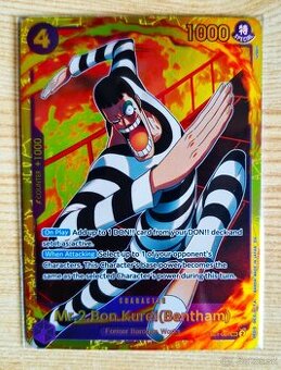 One Piecen TCG- Mr.2. Bon Kurei (Bentham) SEC