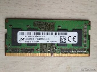 RAM pamäť 4GB DDR4 do notebooku - 1