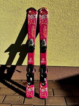 Detské lyže 90cm+lyžiarky