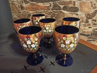Poháre maľované