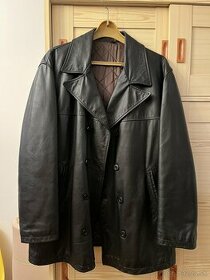 Kožený kabát - málo používaný