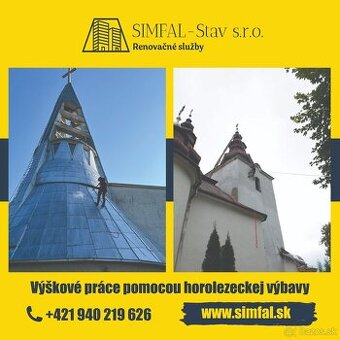 Zatepľovnie, Čistenie, Maľovanie - Strechy, Fasády, Dlažby