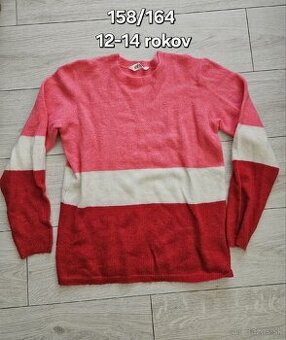 Pulóver z jemného upletu, vel. 158/164