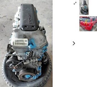 MOTOR M15A Suzuki Swift 1.5 2008 DVERE, ZADNÝ NÁRAZNÍK, ZADN