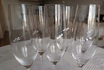 Vínové poháre Swarovski