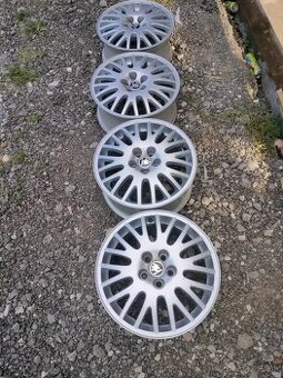 4ks alu disky orig. Škoda 5x100 r16 - 1