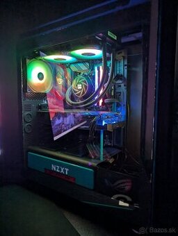 Predám Herny PC set Ryzen 5700X/RX6800/32GB/QHD Monitor