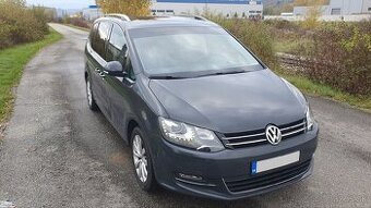 VW Sharan 2.0TDI, 130kW, DSG, 7-m, Alcantara, Pano, Keyless
