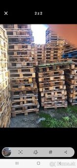 Palety na kúrenie palivove drevo odrezky