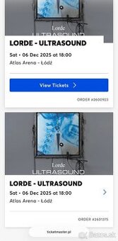 Lístky na Lorde Ultrasound