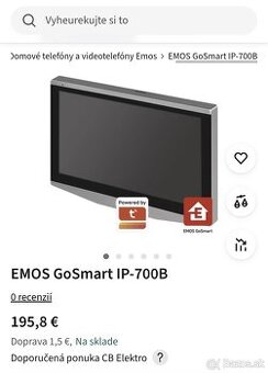 Monitor k videovrátniku Emos IP-700B