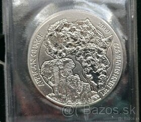 Strieborná investičná mince Rwanda African