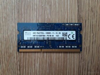 SK Hynix 4GB DDR3 1600 SODIMM PC3L 12800S HMT451S6BFR8A-PB