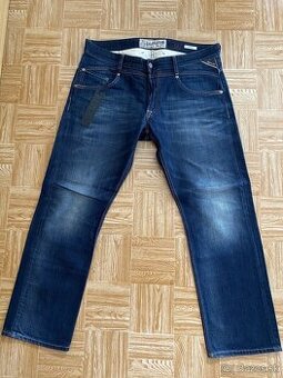 panske dzinsy, rifle REPLAY velkost W36 L30. - 1