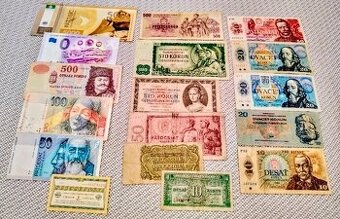 Ponúkam na predaj staré bankovky