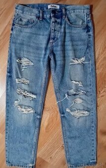 Pánske roztrhané rifle