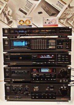Zostava TECHNICS tuner, equalizer, CD, deck, zosilnovac= A04