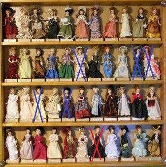 babika porcelanova damy minulych epoch